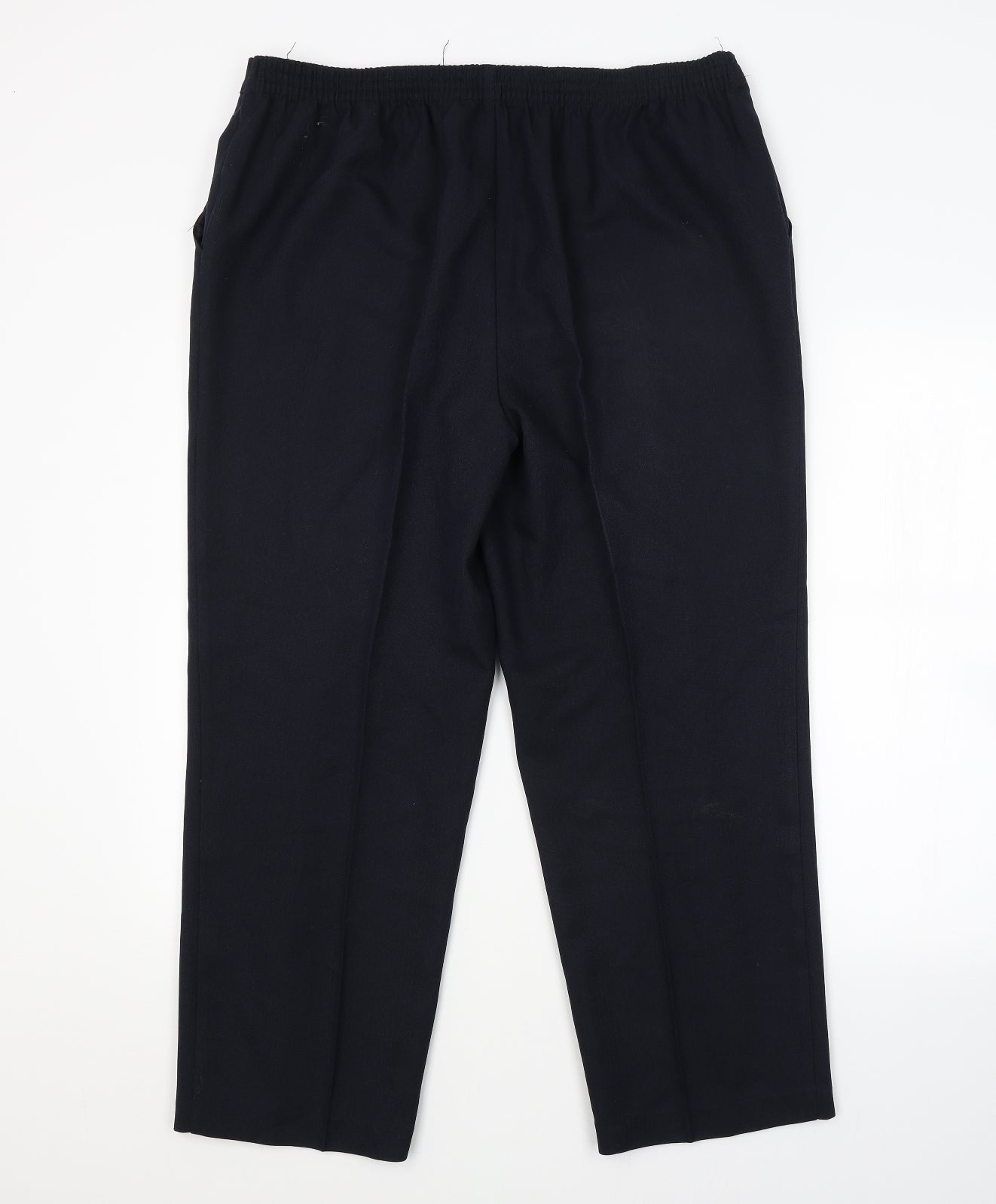 M&S Womens Blue   Trousers  Size 18 L26 in