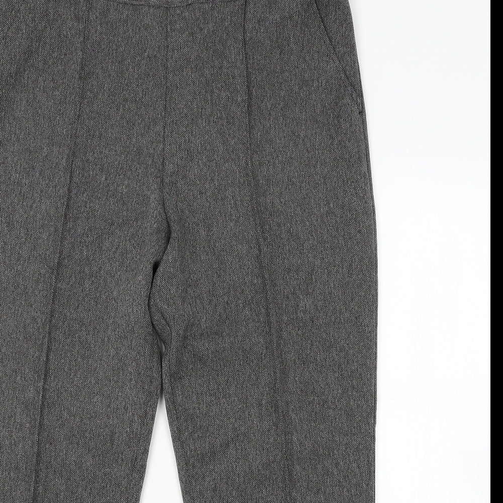 M&S Womens Grey   Trousers  Size 18 L25 in