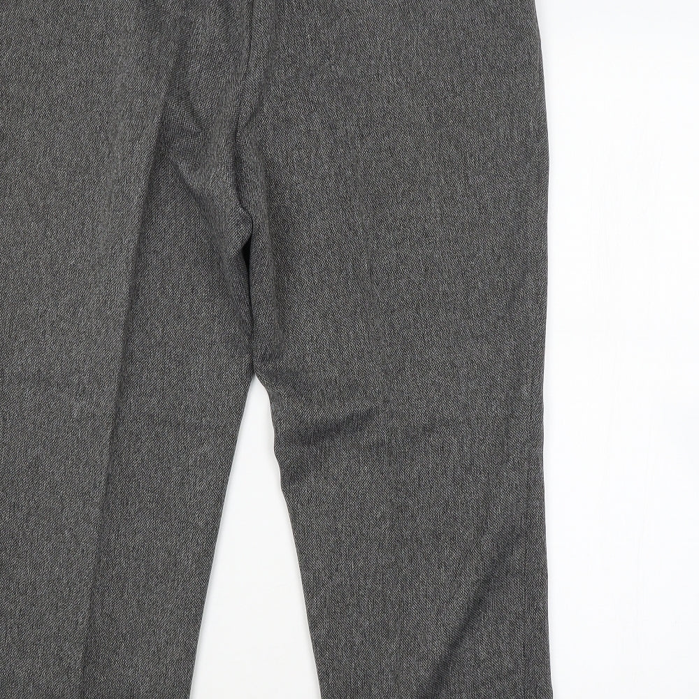 M&S Womens Grey   Trousers  Size 18 L25 in