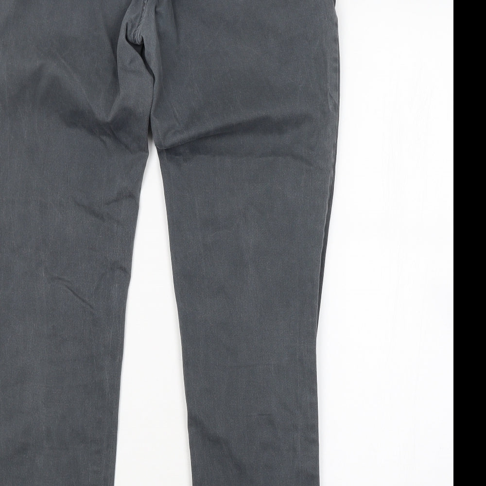 NEXT Mens Grey   Chino Trousers Size 36 in L30 in