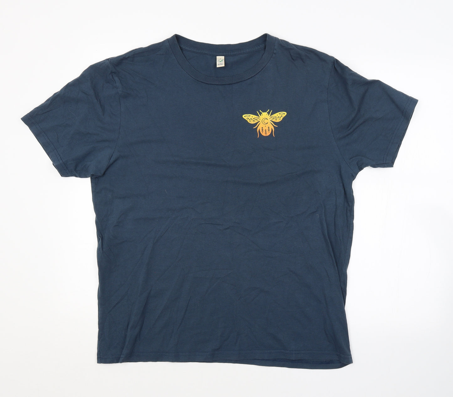 Preworn Mens Blue    T-Shirt Size L