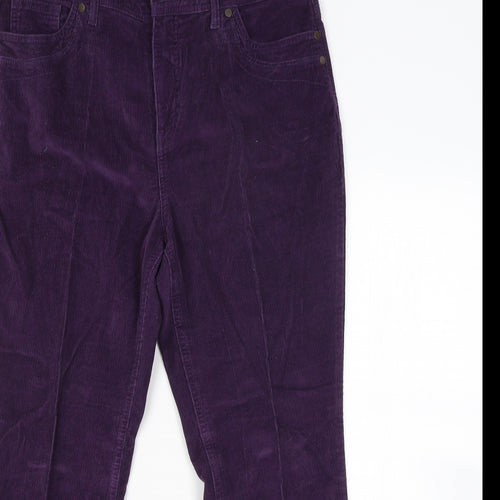 Per Una Womens Purple   Straight Jeans Size 14 L26 in