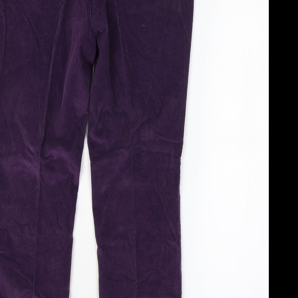 Per Una Womens Purple   Straight Jeans Size 14 L26 in