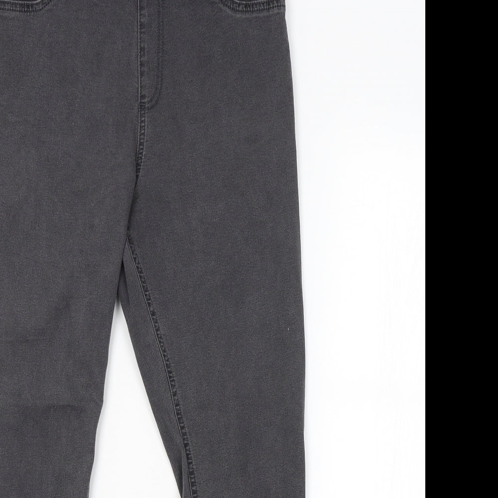 M&S Womens Grey   Jegging Jeans Size 14 L26 in