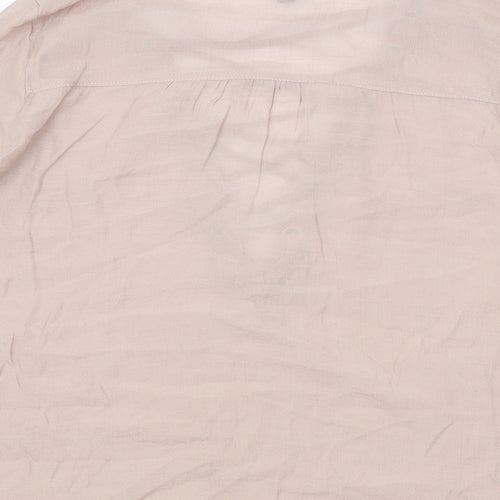 H&M Womens Pink   Basic Blouse Size 8