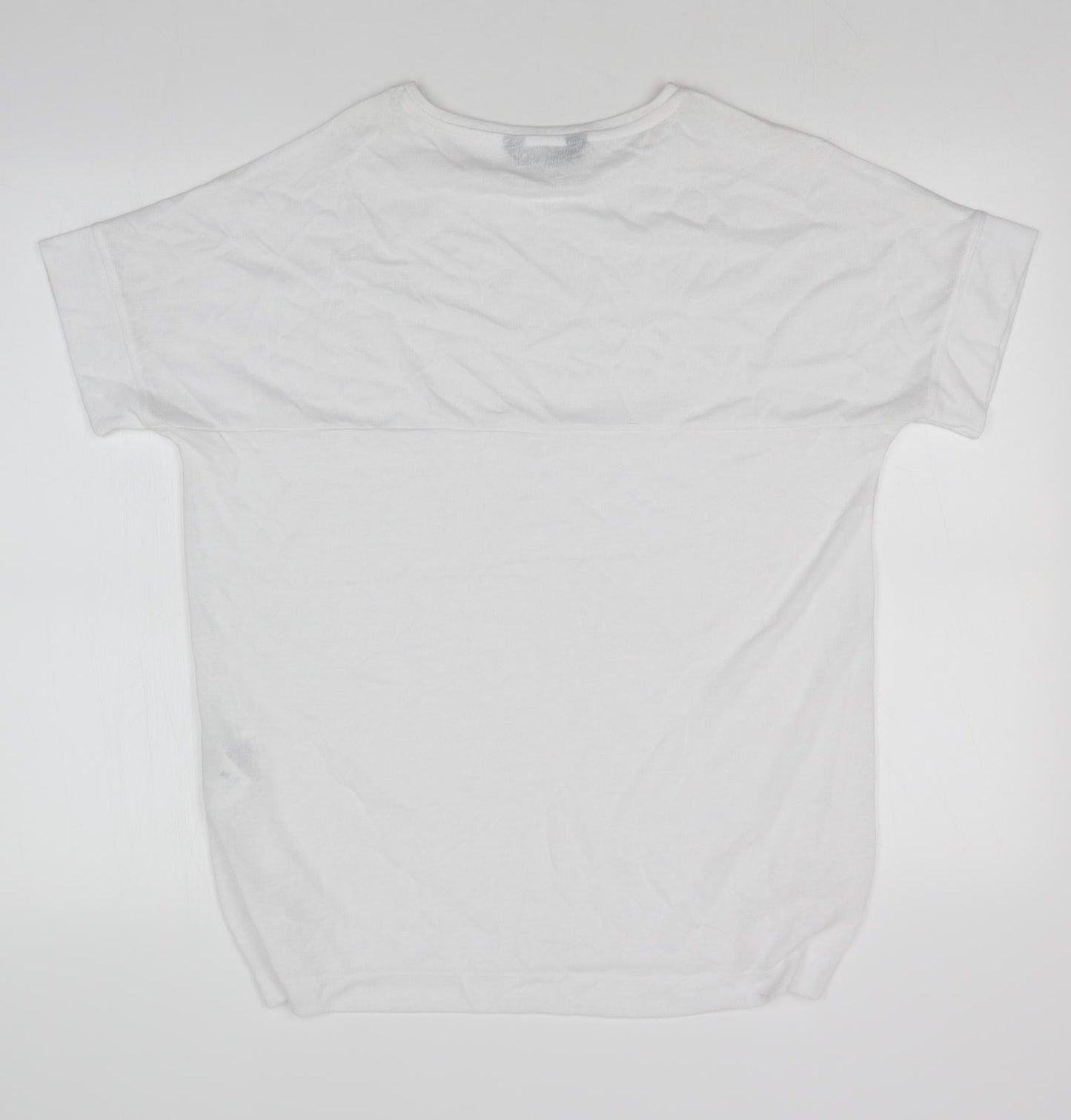 F&F Womens White   Basic T-Shirt Size 16