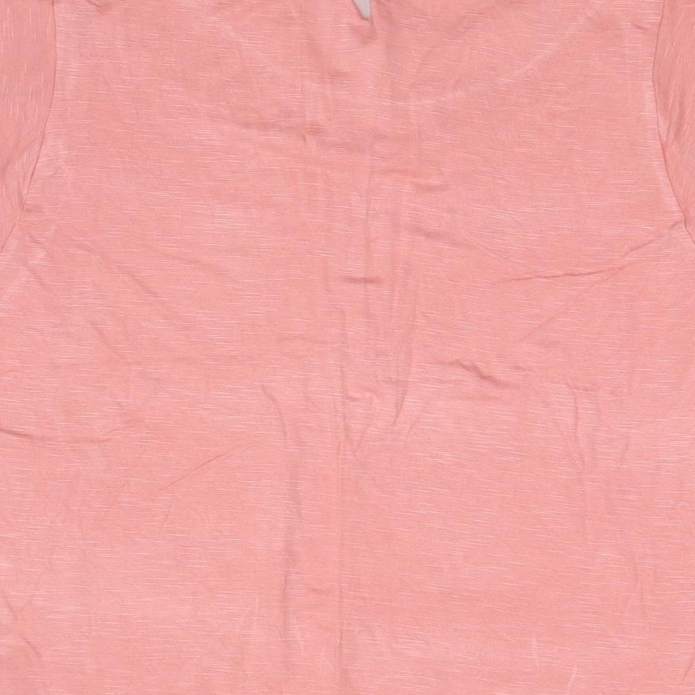 M&S Womens Pink   Basic T-Shirt Size 16