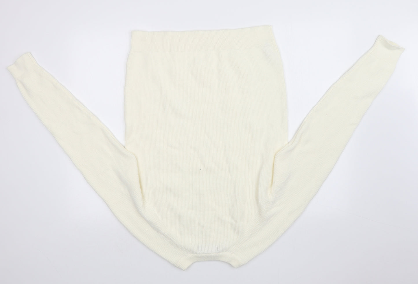Primark Mens White   Pullover Sweatshirt Size M
