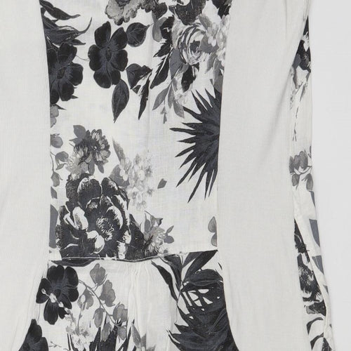 LINA TOMEI Womens Multicoloured Floral  A-Line  Size M