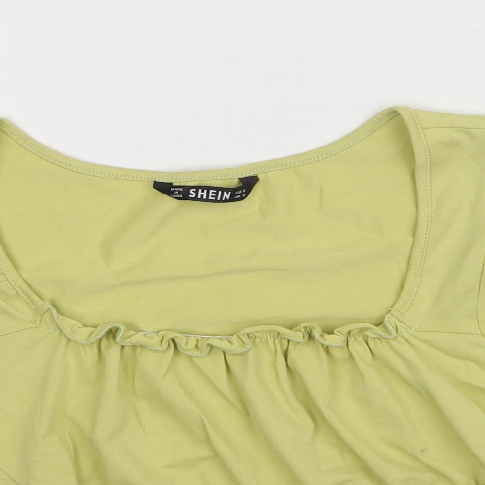 SheIn Womens Green   Basic T-Shirt Size M