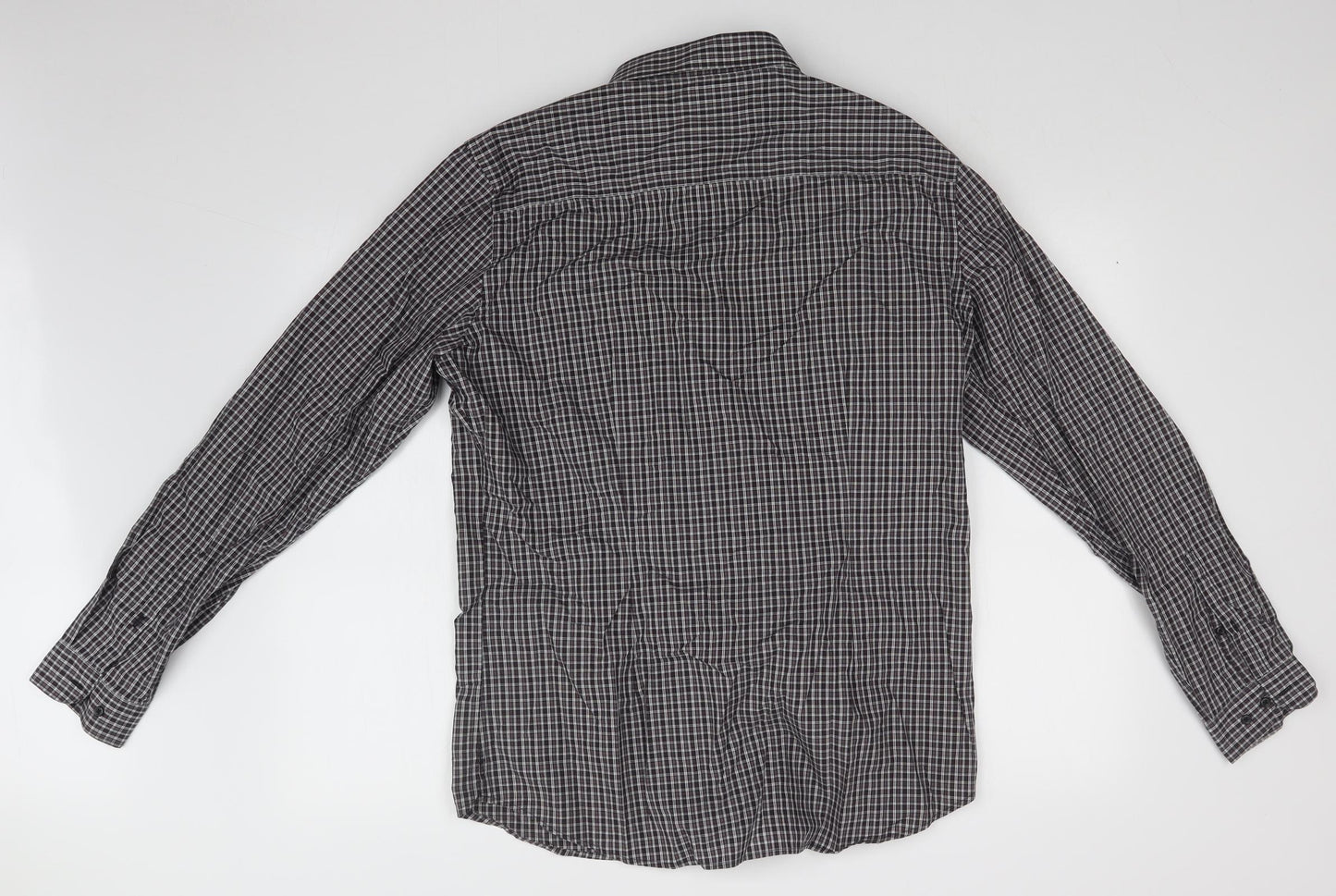 NEXT Mens Multicoloured Check   Dress Shirt