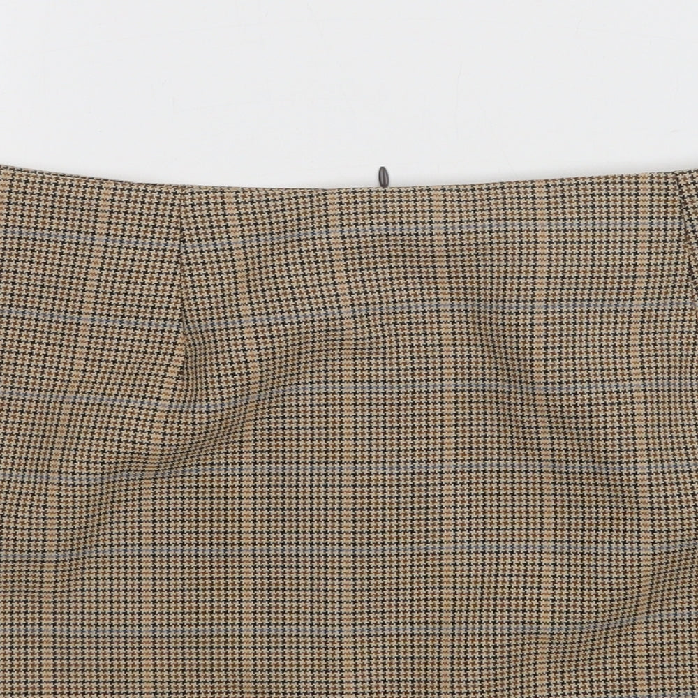 Nasty Gal Womens Multicoloured Check  Straight & Pencil Skirt Size 10