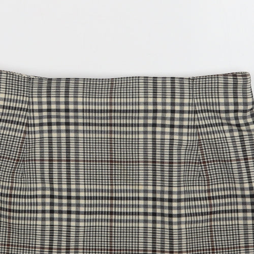ST MICHAELS Womens Multicoloured Check  Straight & Pencil Skirt Size 12