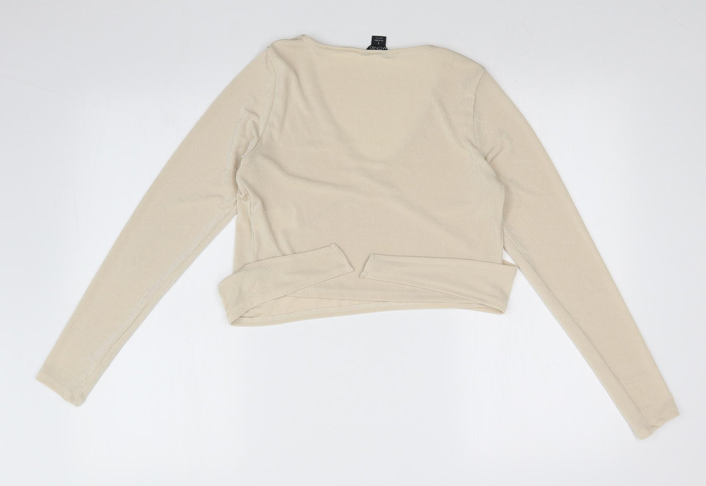MONKL Womens Beige   Cardigan Jumper Size S