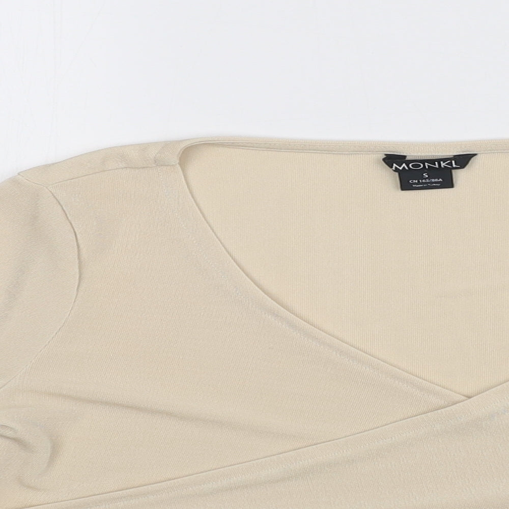 MONKL Womens Beige   Cardigan Jumper Size S