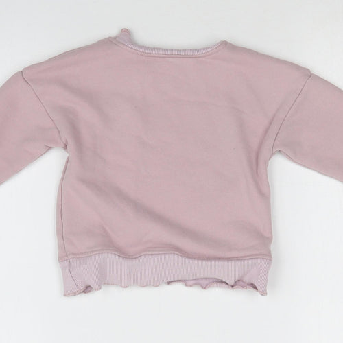Preworn Girls Pink   Pullover Sweatshirt