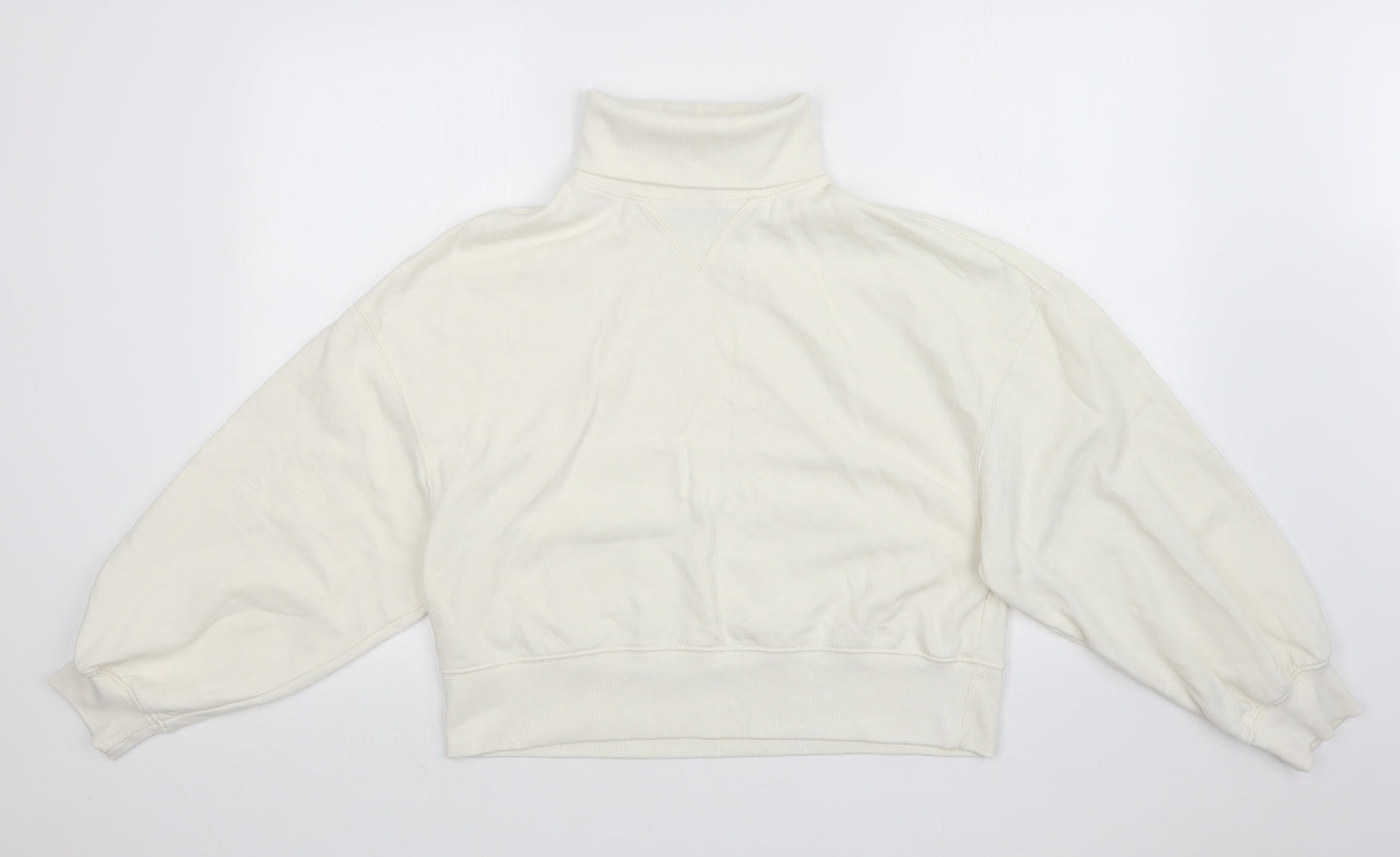 THE JERSEY COLLECTION Womens White   Pullover Sweatshirt