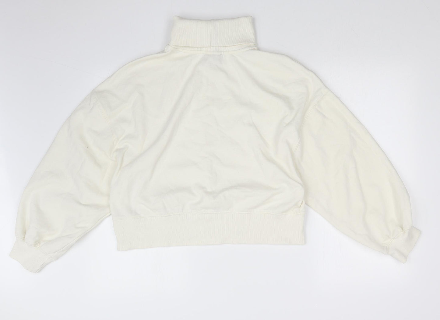 THE JERSEY COLLECTION Womens White   Pullover Sweatshirt