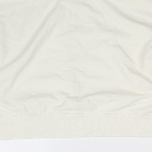 THE JERSEY COLLECTION Womens White   Pullover Sweatshirt