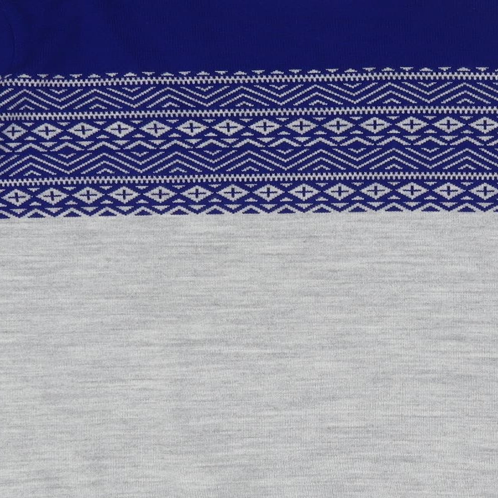 F&F Mens Multicoloured Fair Isle  Pullover Sweatshirt Size L