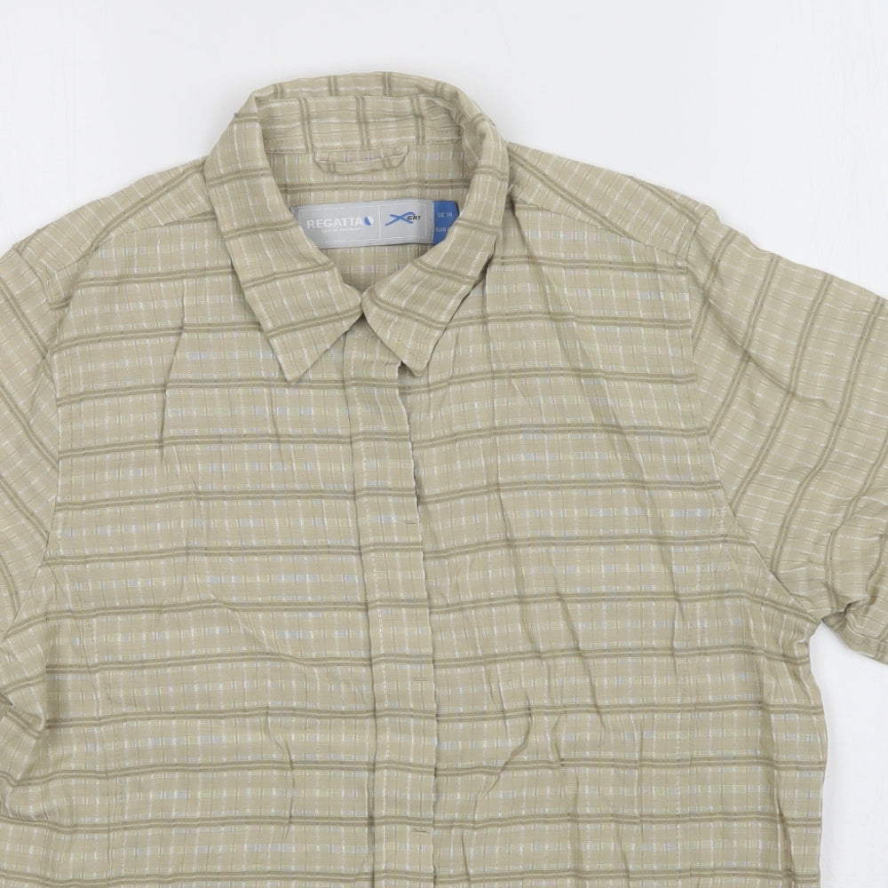 Regatta Womens Multicoloured Check  Basic Button-Up Size 14