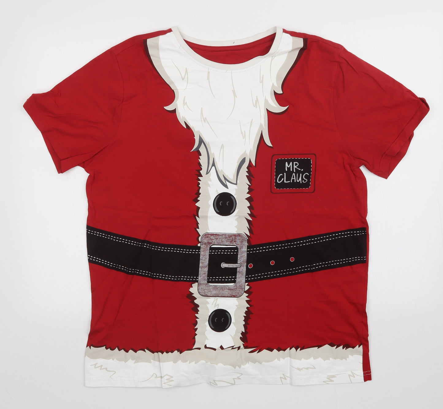 F&F Mens Red    T-Shirt Size XL  - CHRISTMAS