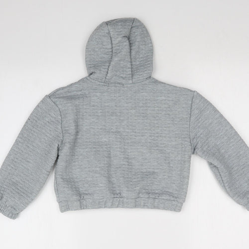 Primark Girls Grey   Pullover Hoodie Size 9-10 Years