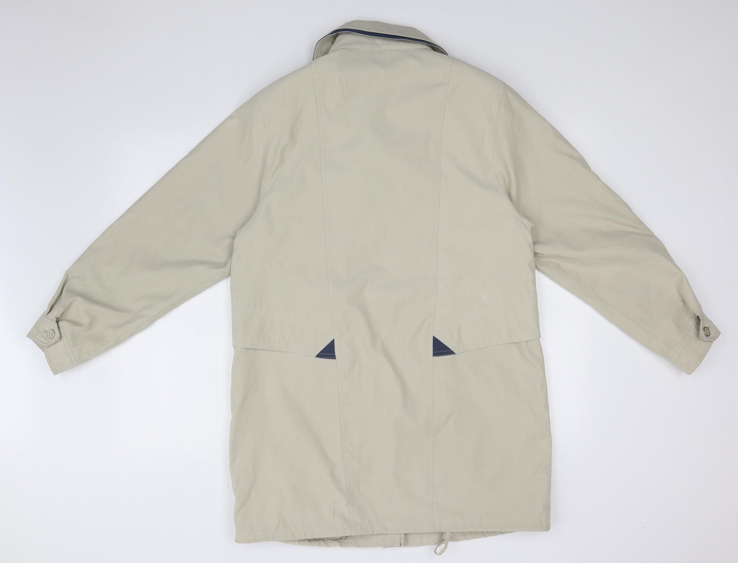 BOND STREET Mens Beige   Overcoat Coat