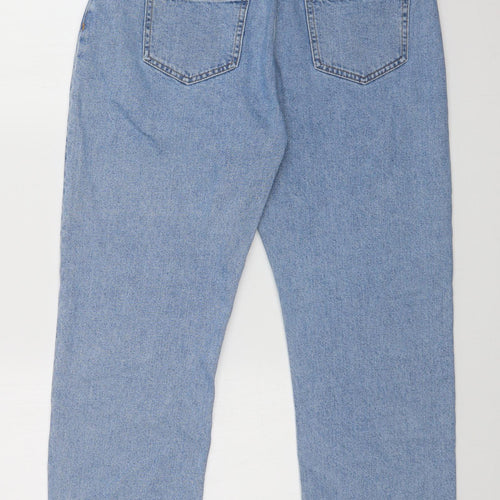 LABEL/MIX Womens Blue  Denim  Jeans Size 14 L25.5 in