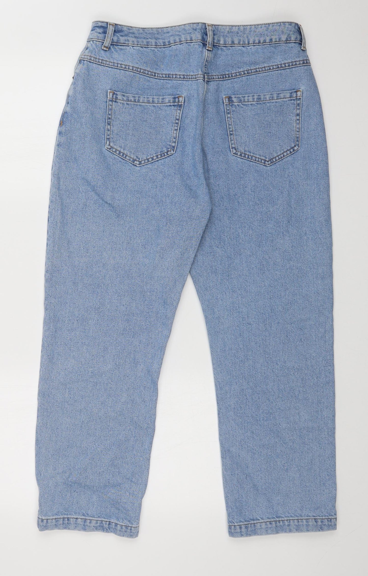 LABEL/MIX Womens Blue  Denim  Jeans Size 14 L25.5 in