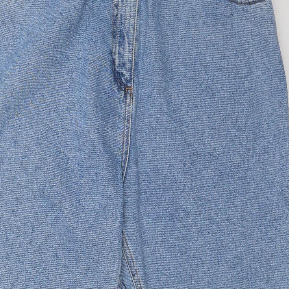 LABEL/MIX Womens Blue  Denim  Jeans Size 14 L25.5 in