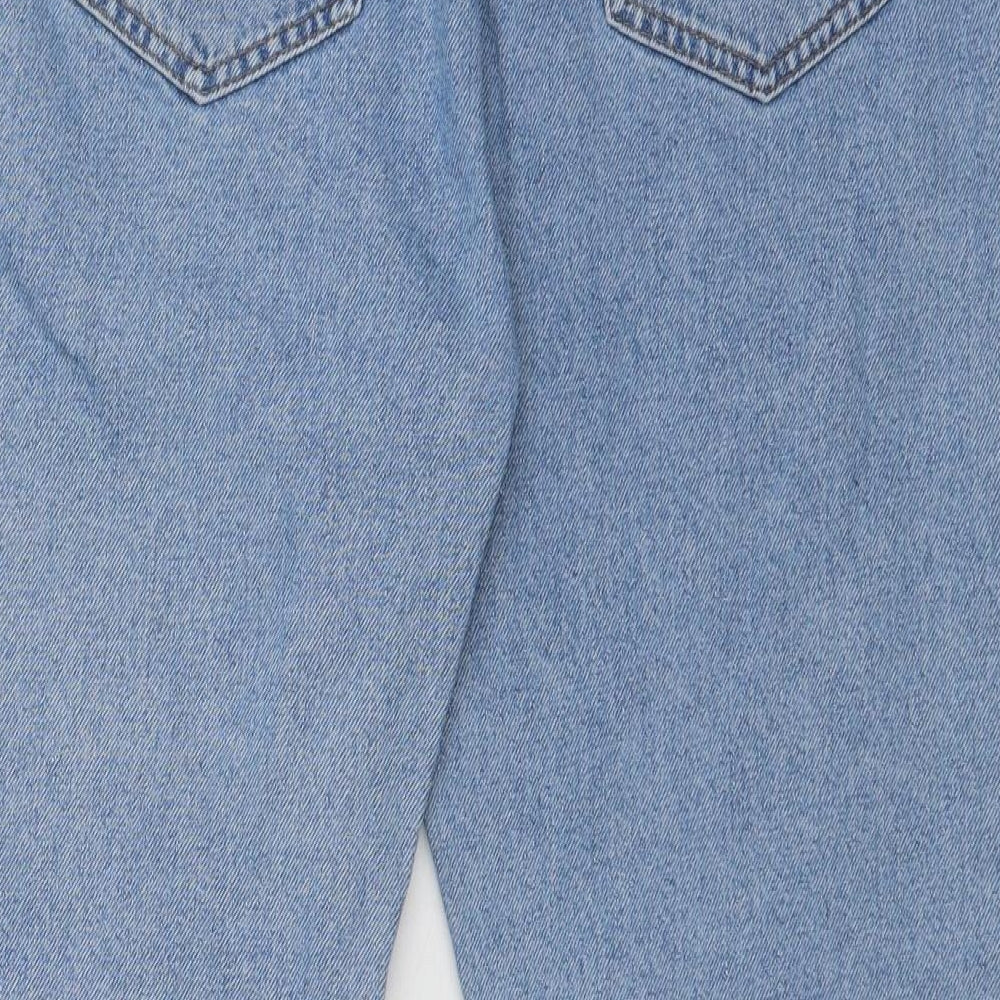 LABEL/MIX Womens Blue  Denim  Jeans Size 14 L25.5 in