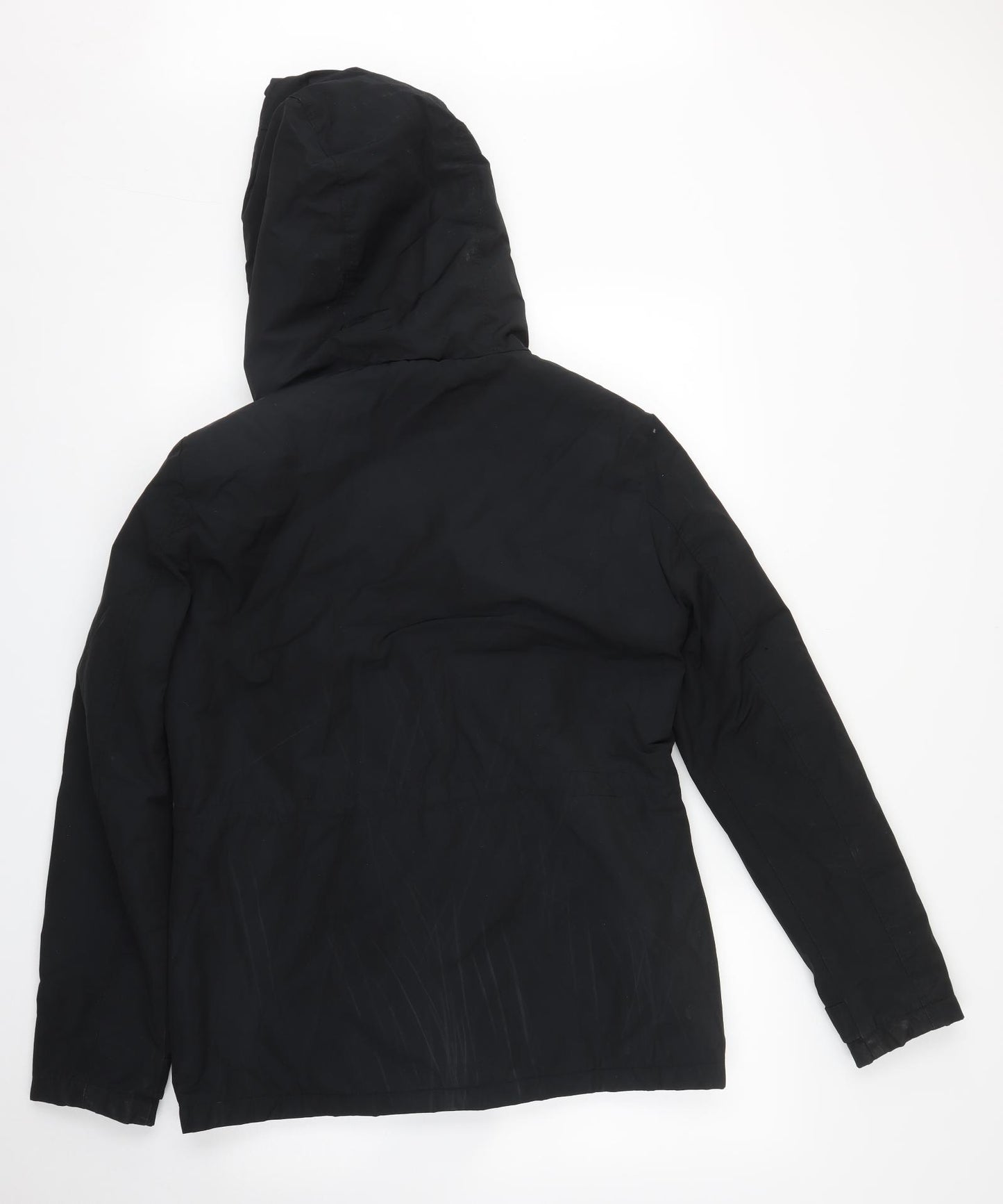 Topshop Womens Black   Rain Coat Coat Size 12