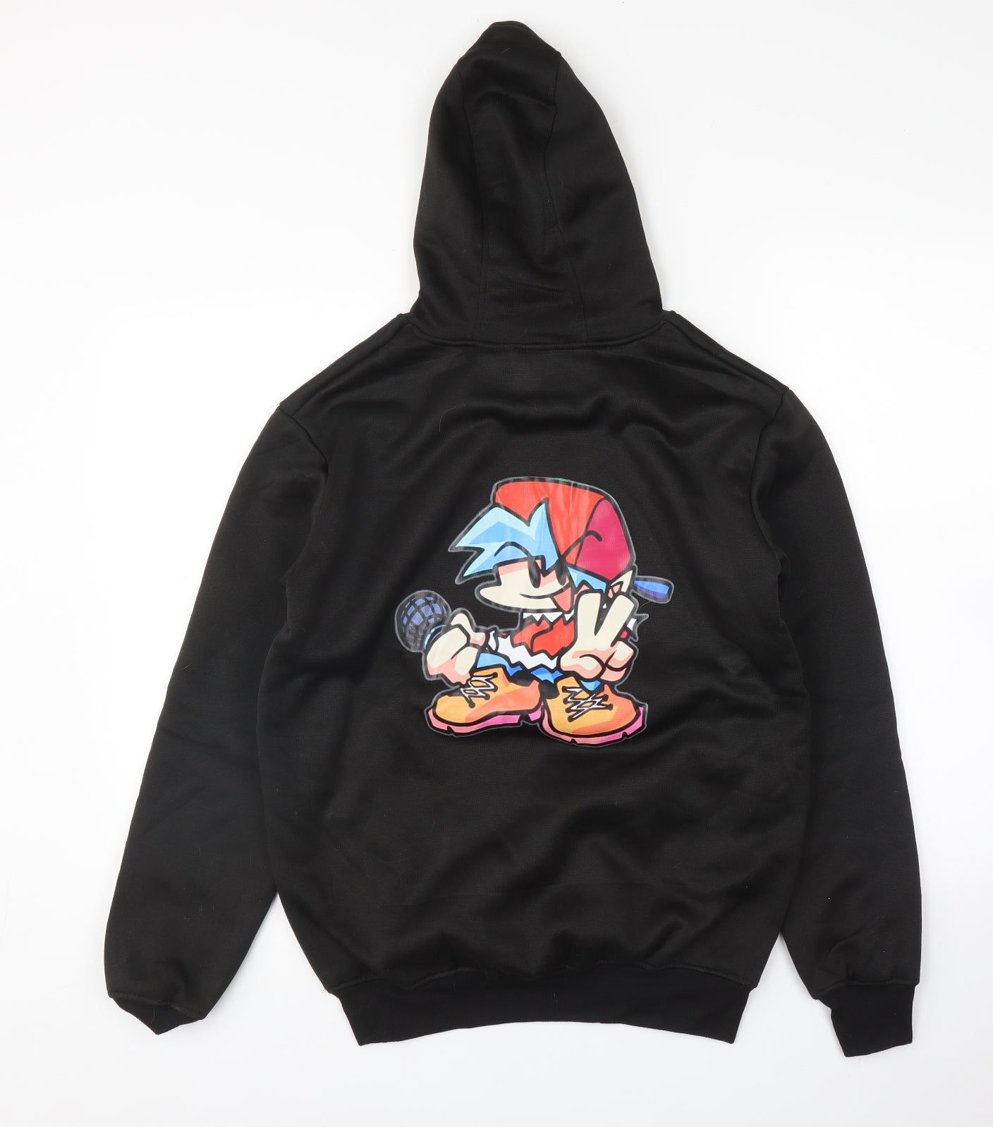 Preworn Mens Black   Pullover Hoodie Size S