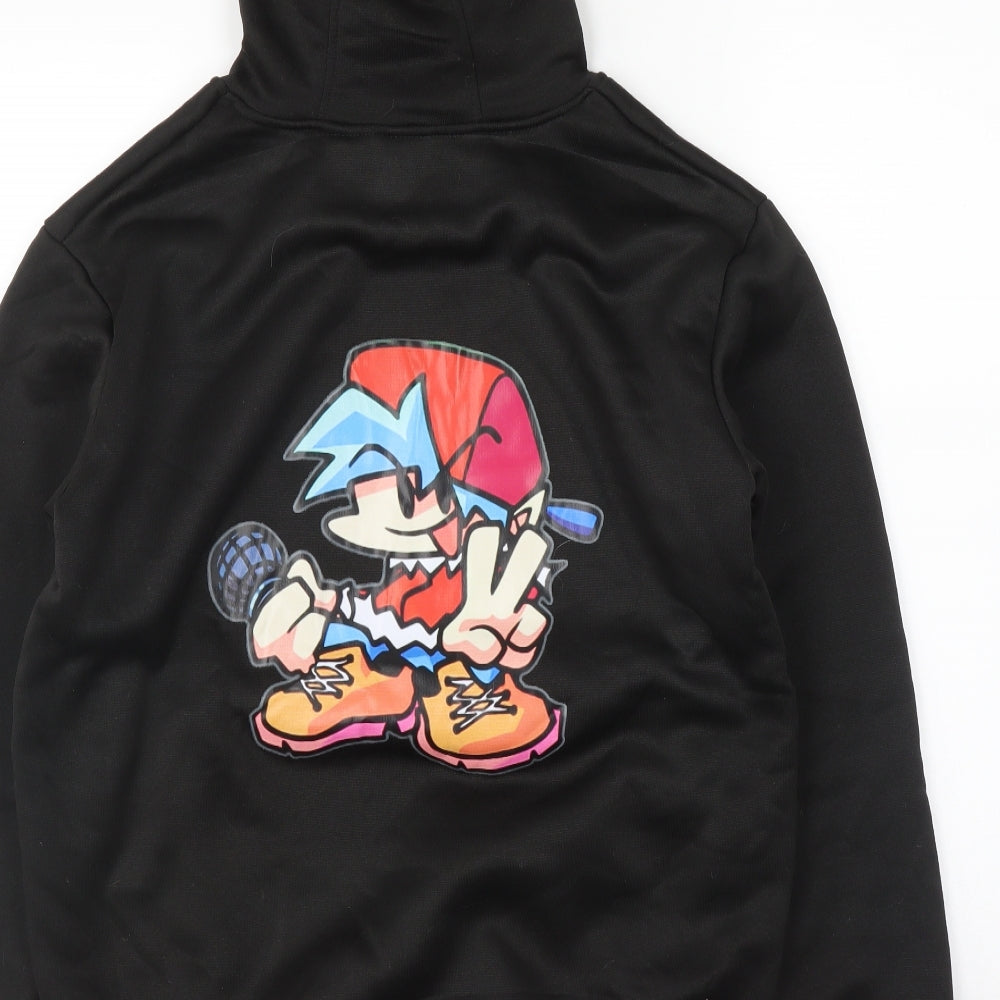Preworn Mens Black   Pullover Hoodie Size S