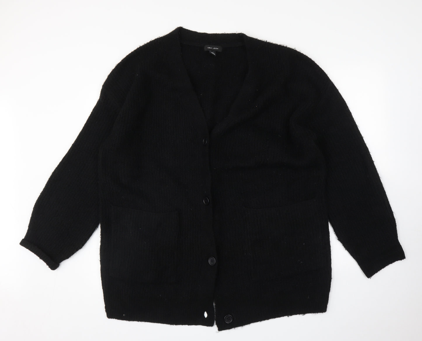 New Look Womens Black   Cardigan Jumper Size L