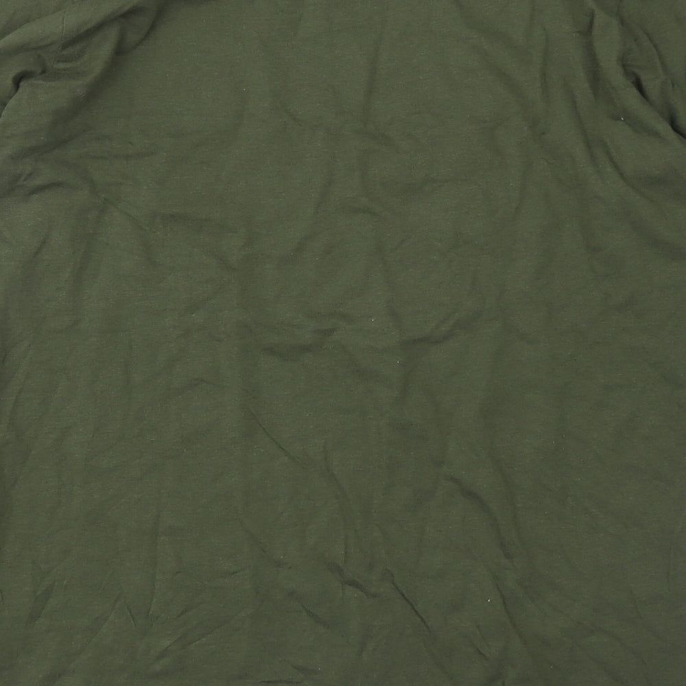 Primark Girls Green   Basic T-Shirt Size 14-15 Years
