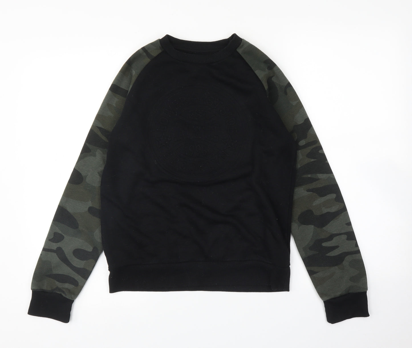 Primark Boys Multicoloured Camouflage  Pullover Sweatshirt Size 12-13 Years
