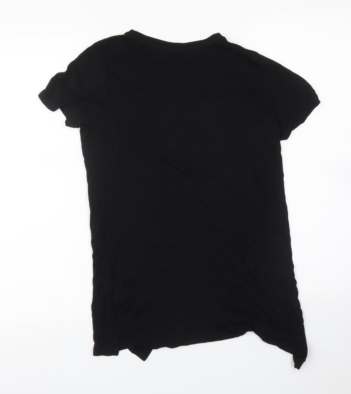 Primark Girls Black   Basic T-Shirt Size 13-14 Years