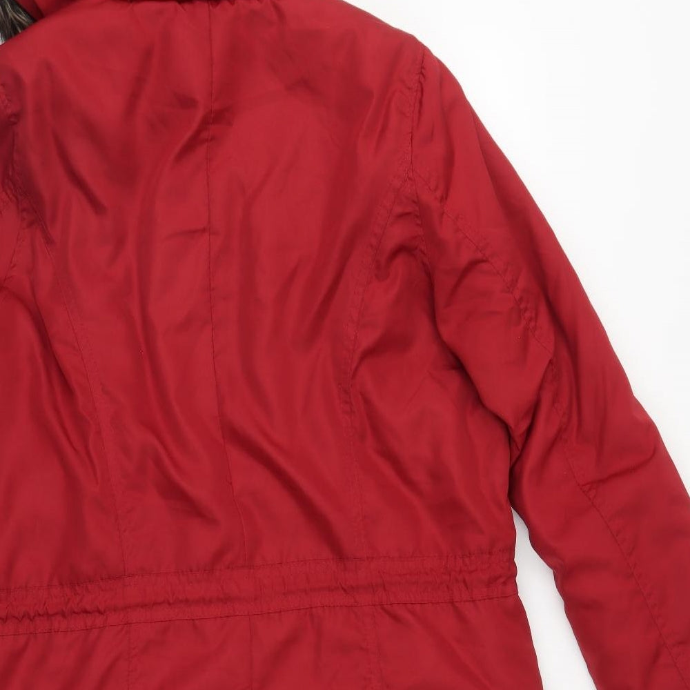 George Womens Red   Parka Coat Size 12