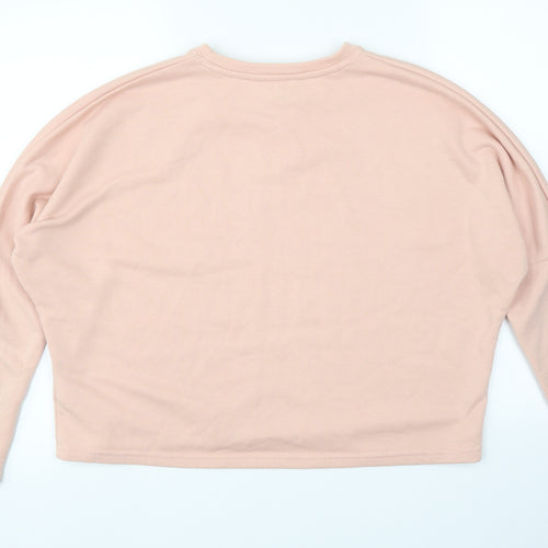 New Look  Womens Pink   Pullover Sweatshirt Size 10