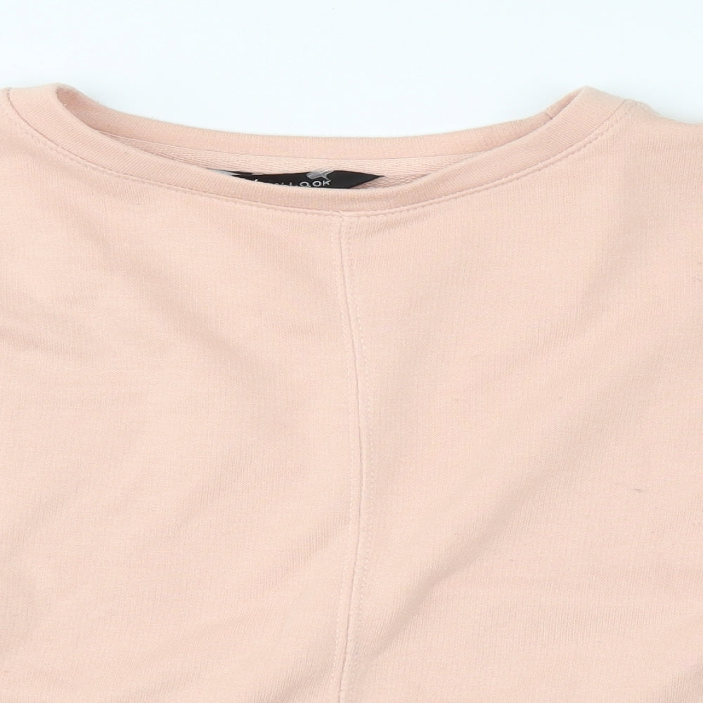 New Look  Womens Pink   Pullover Sweatshirt Size 10
