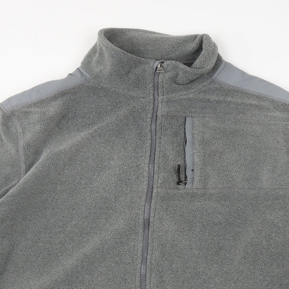 Cedar Wood State Mens Grey   Full Zip Sweatshirt Size XL