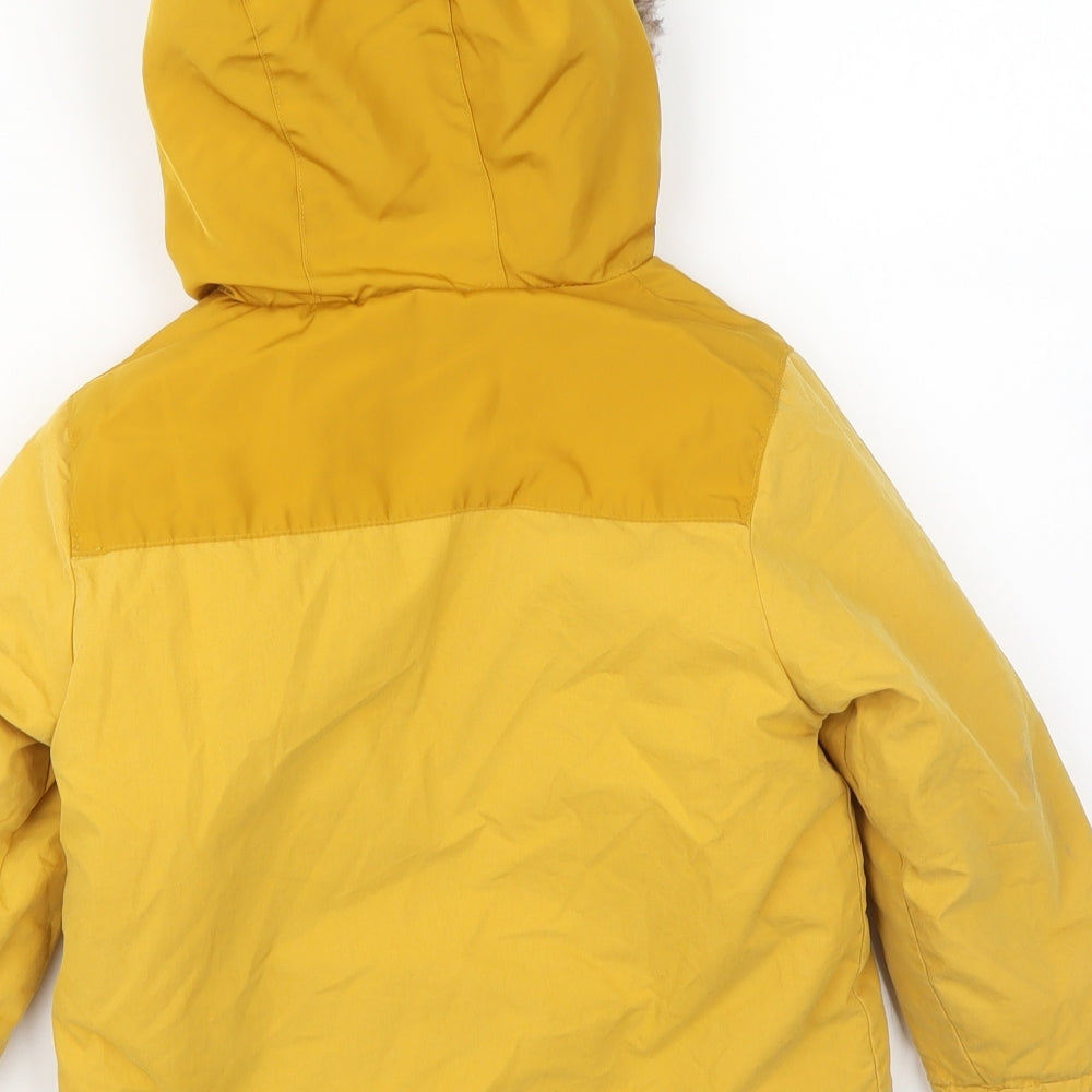 George Boys Yellow   Parka Coat Size 2-3 Years