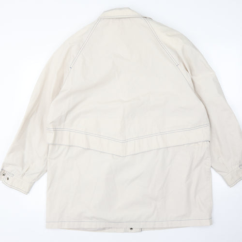 telemac Womens Beige   Overcoat Coat Size 16