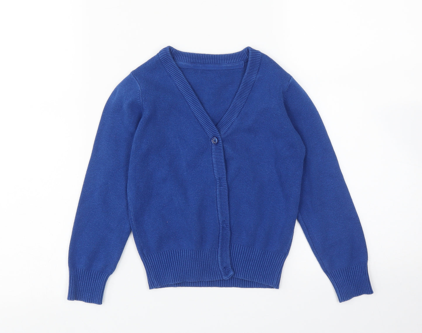 Nutmeg Girls Blue   Cardigan Jumper Size 4-5 Years