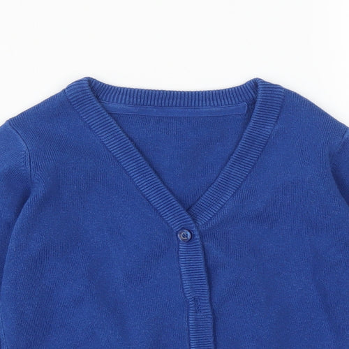 Nutmeg Girls Blue   Cardigan Jumper Size 4-5 Years