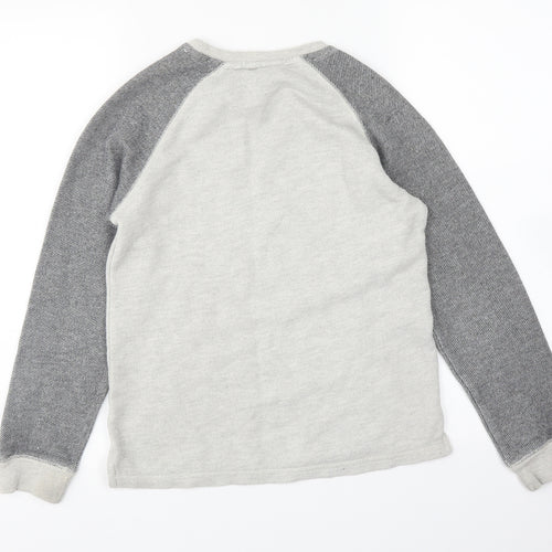 George Boys Grey   Pullover Sweatshirt Size 10-11 Years