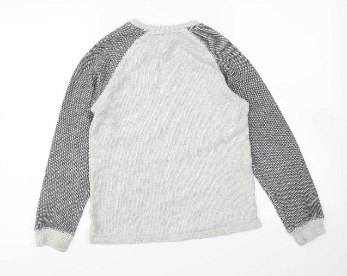 George Boys Grey   Pullover Sweatshirt Size 10-11 Years