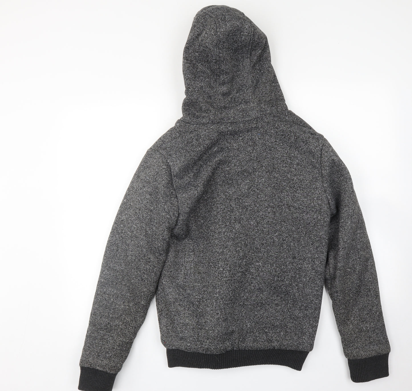 Le Shark Mens Grey   Full Zip Hoodie Size S